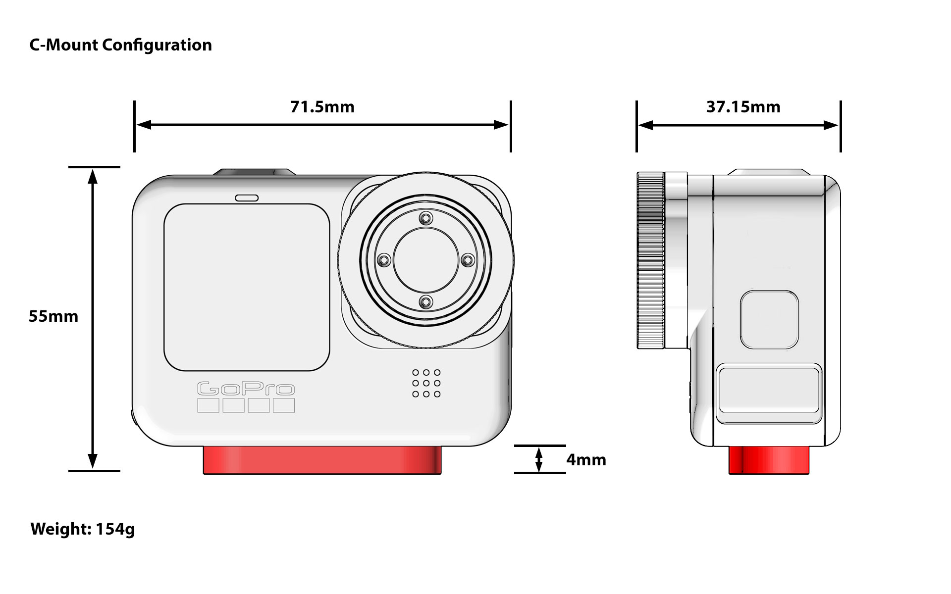 Hero9 Conversion (H9PRO) - BACK-BONE